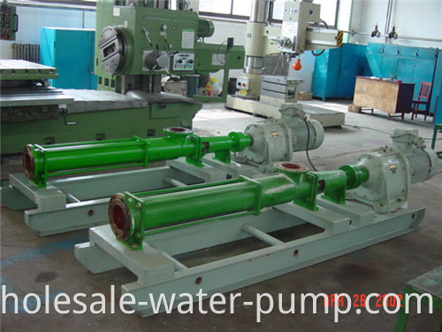 Single screw pump